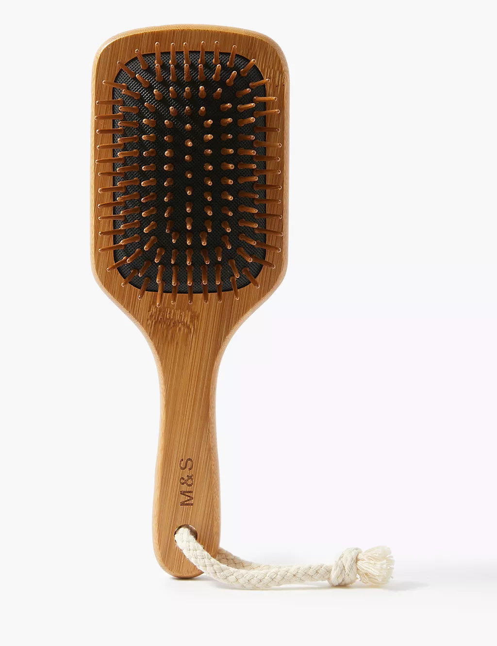 Bamboo Large Paddle Brush Haircare & Styling M&S   