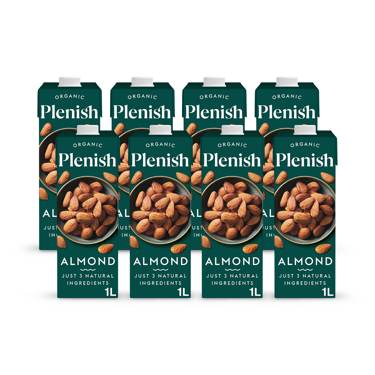 Plenish Organic Almond Drink 8 x 1L