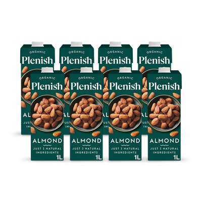 Holland & Barrett Plenish Organic Almond Drink 8 x 1L- Buy online at McGrocer