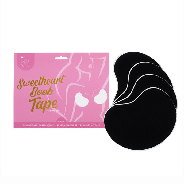 Perky Pear Boob Tape A-C Cups Black, imported from the UK