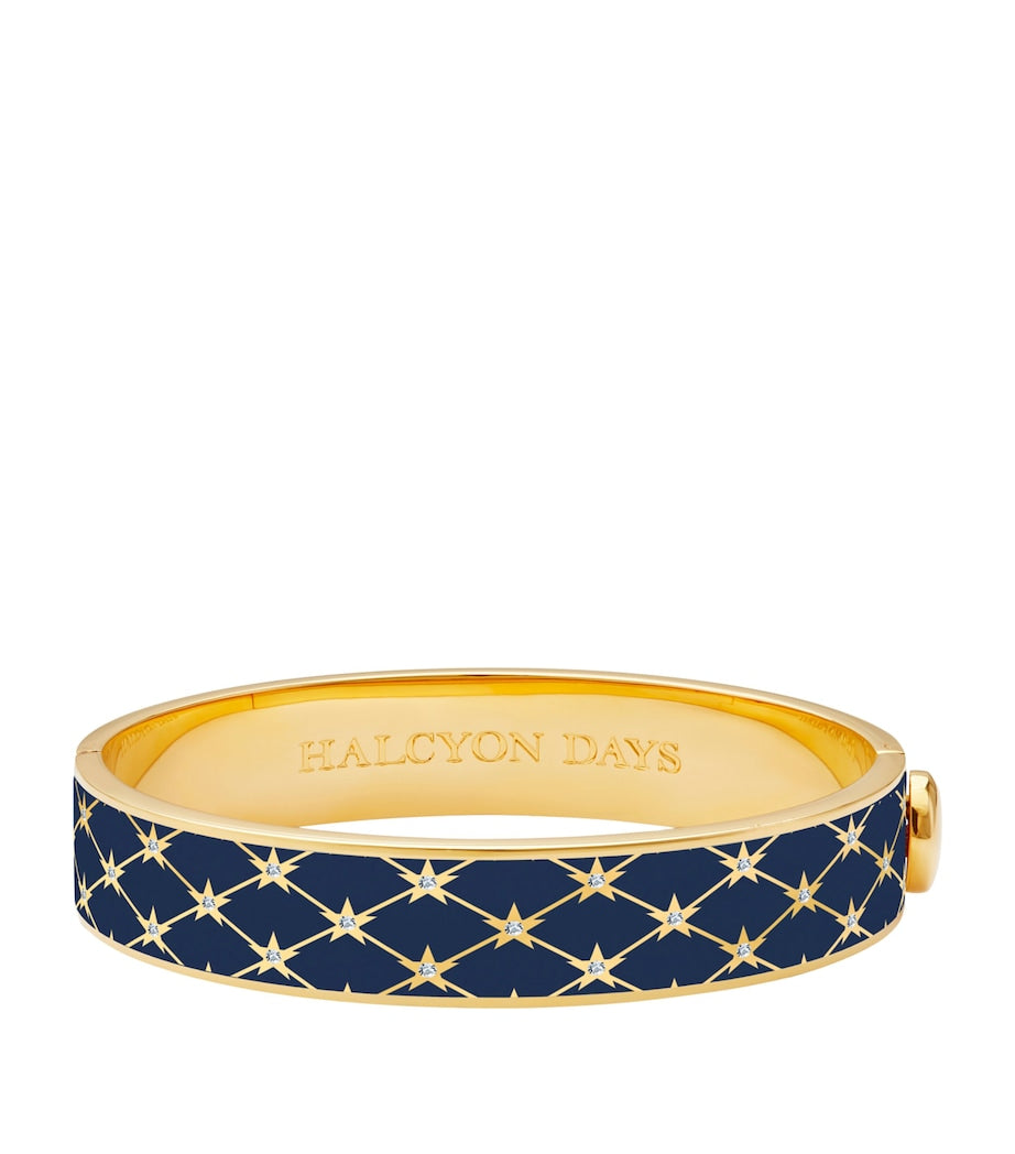 Halcyon Days star bangle 6cm - British product