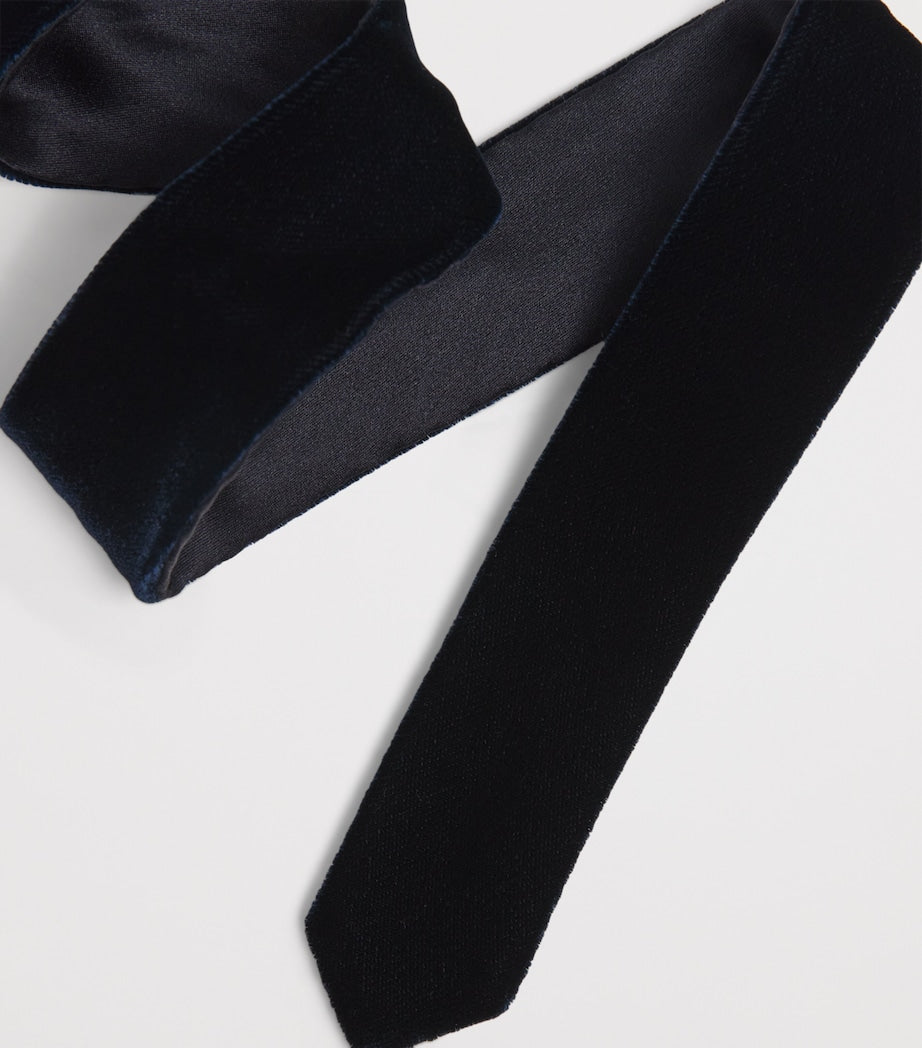 Giorgio Armani velvet tie 8cm, imported from the UK