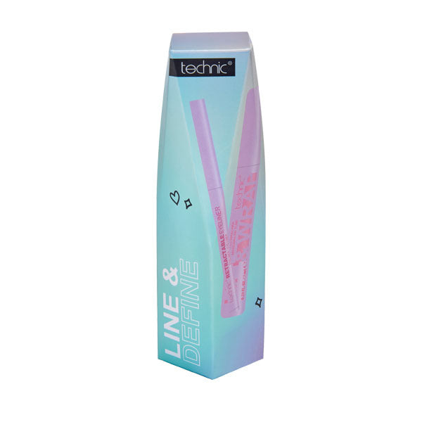 Technic tubing mascara and retractable eyeliner set - British product