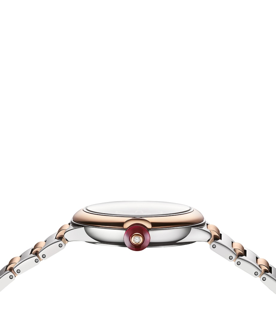 Bvlgari Lvcea rose gold diamond watch 33mm, UK version
