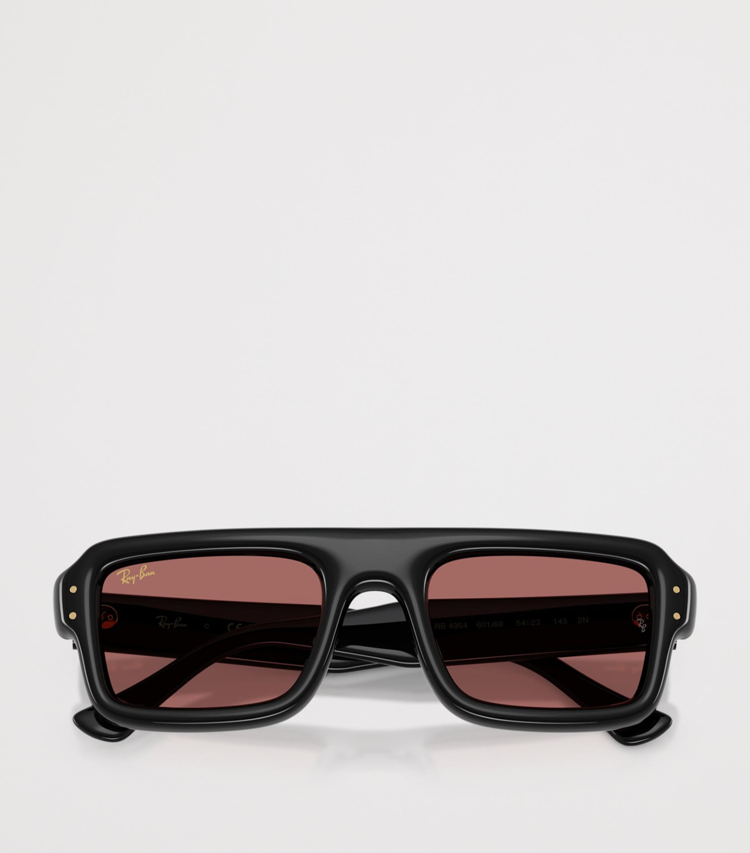 Ray-Ban Flacko Puffer Piloten-Sonnenbrille 0RB4954 (britische Marke)