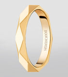 Boucheron 18kt yellow gold Facette wedding band, imported from the UK
