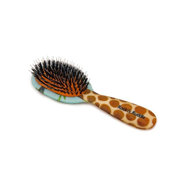 Rock & Ruddle Giraffe Small Mix Bristle Hairbrush