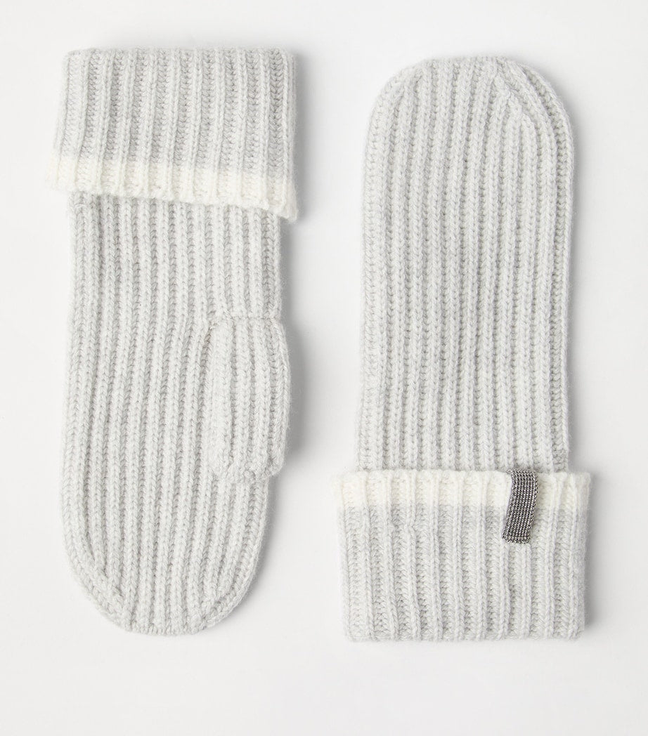 Brunello Cucinelli cashmere mittens - British product