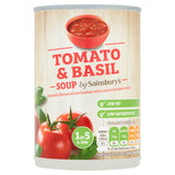 Sainsbury's Tomato & Basil Soup 400g Soups Sainsburys   