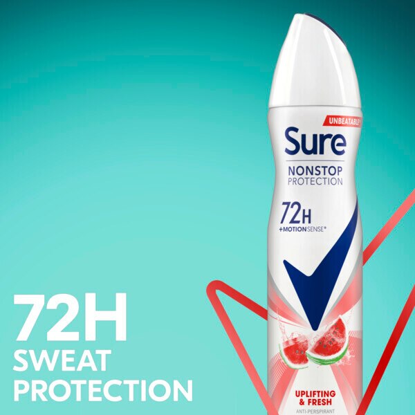 Sure Antiperspirant Deo Aerosol Nonstop Uplift & Fresh 250ml GOODS Superdrug   