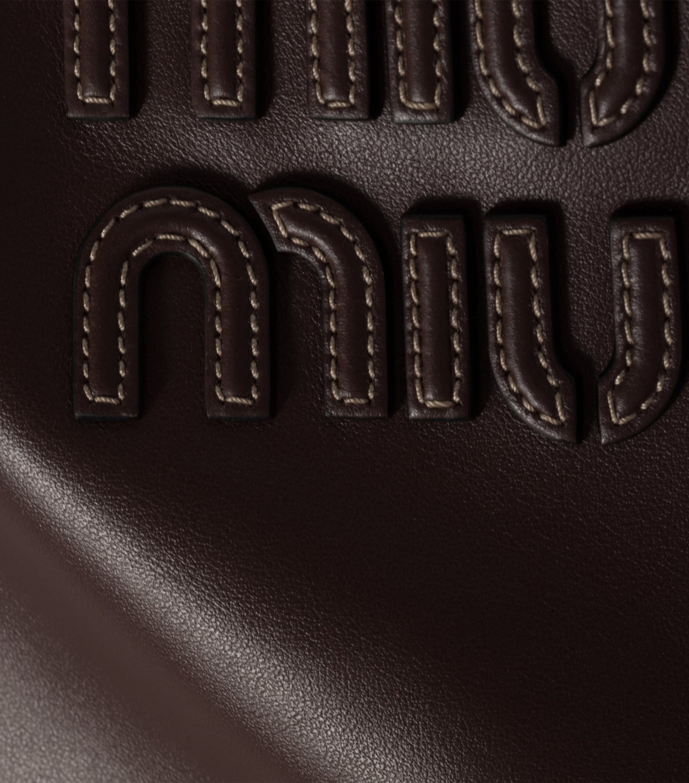 Miu Miu Leather Ivy Tote Bag medium (British brand)