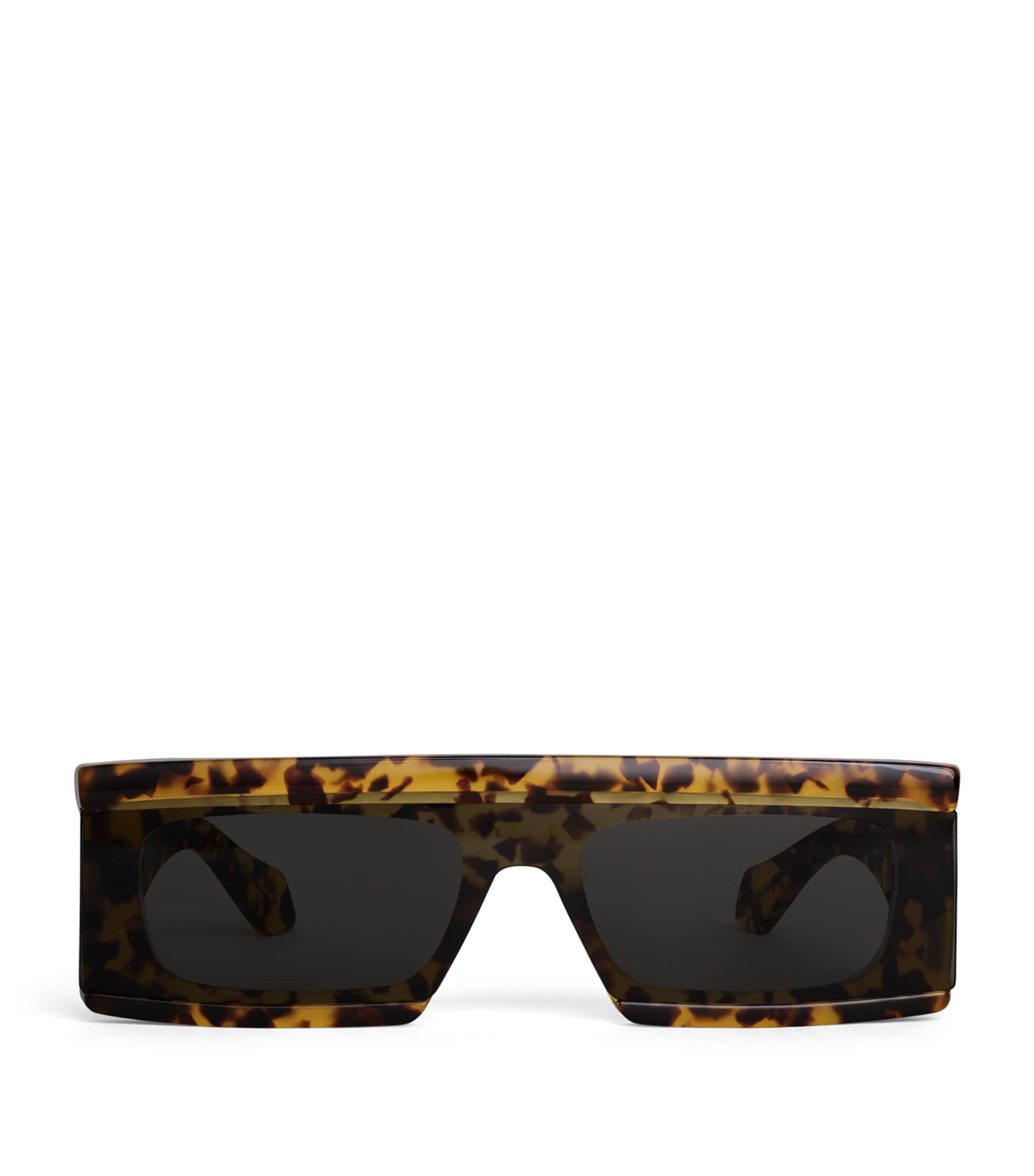 Acetate Rectangular Mask Sunglasses
