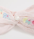 Tartine et Chocolat linen embroidered headband (British brand)