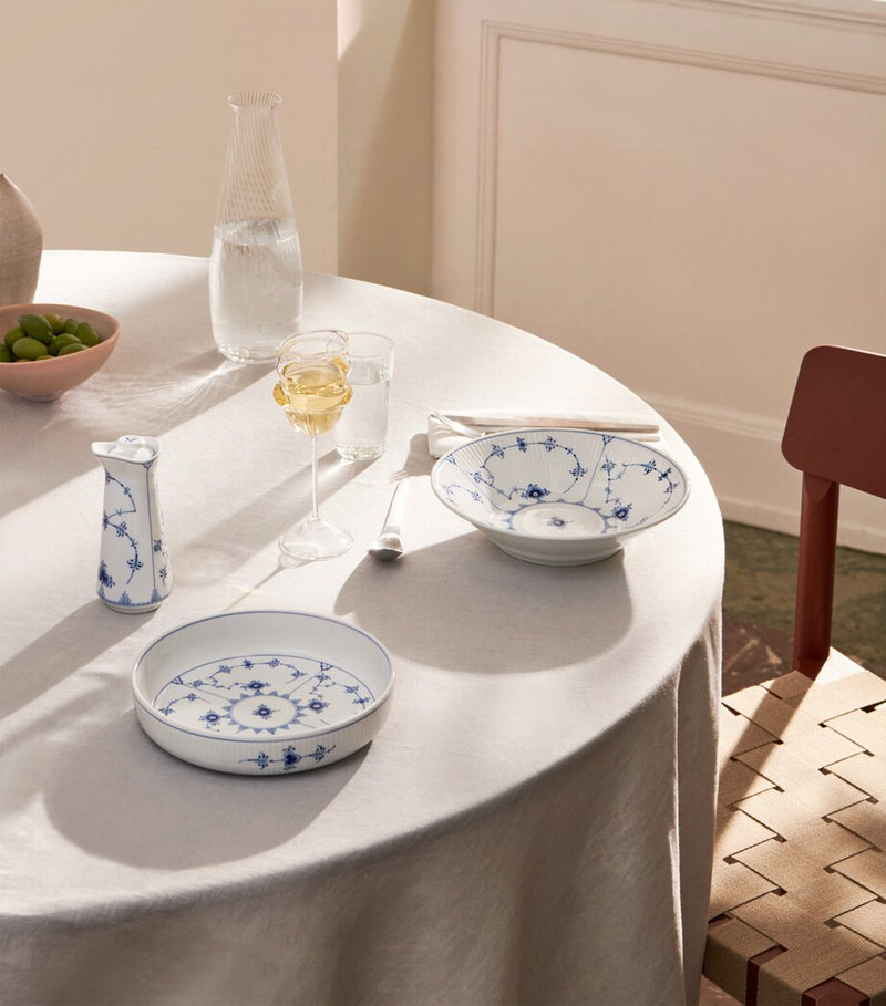Royal Copenhagen Blue Fluted Mega porcelain bowl 21cm, imported from the UK