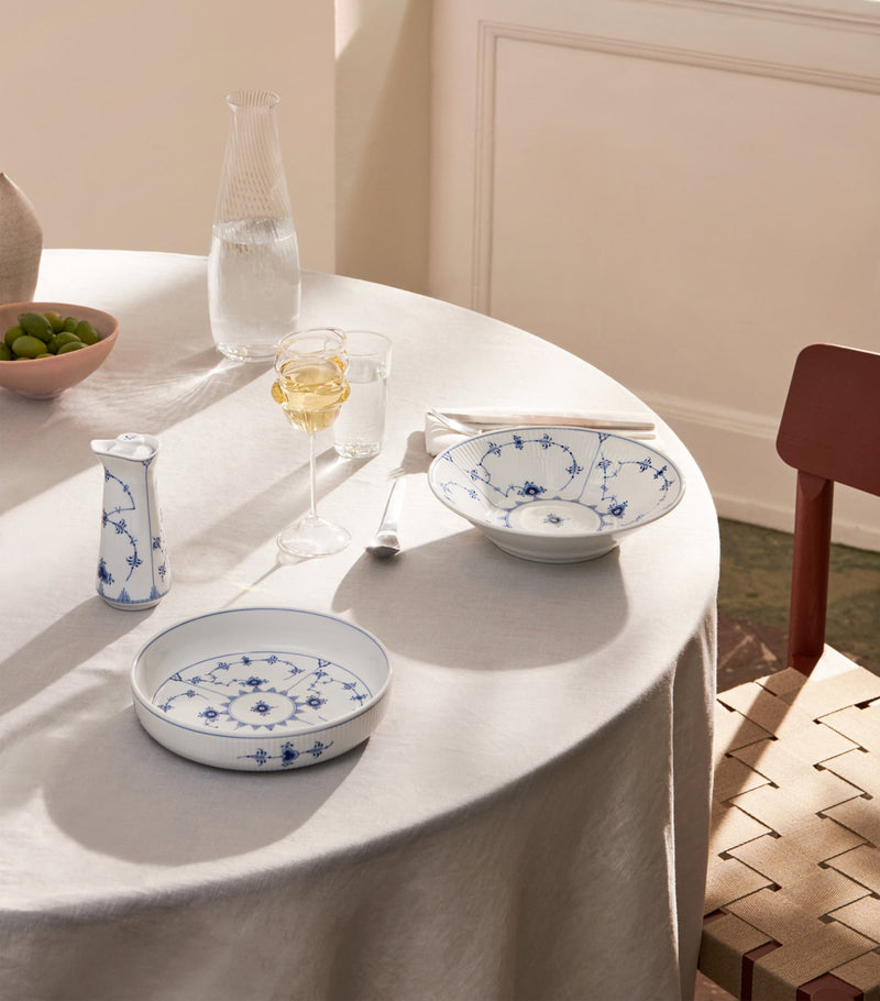 Royal Copenhagen Blue Fluted Mega porcelain bowl 21cm, imported from the UK