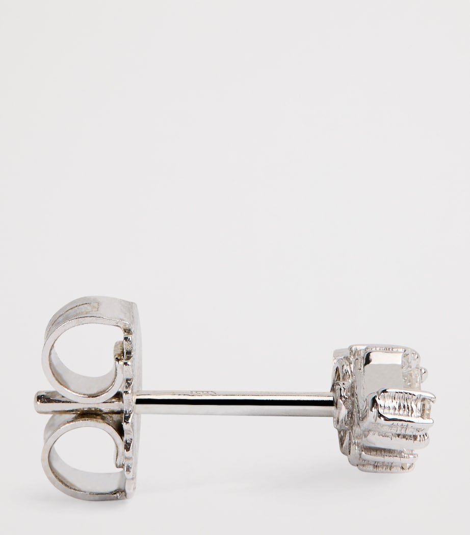 Suzanne Kalan white gold diamond Frenzy stud earrings (British brand)