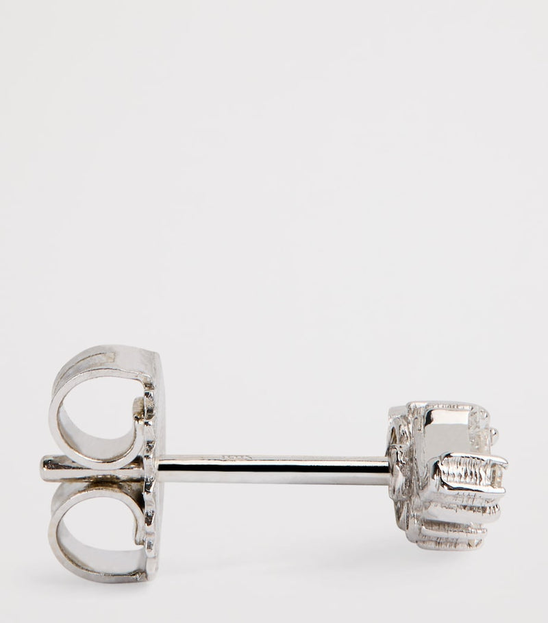 Suzanne Kalan white gold diamond Frenzy stud earrings (British brand)