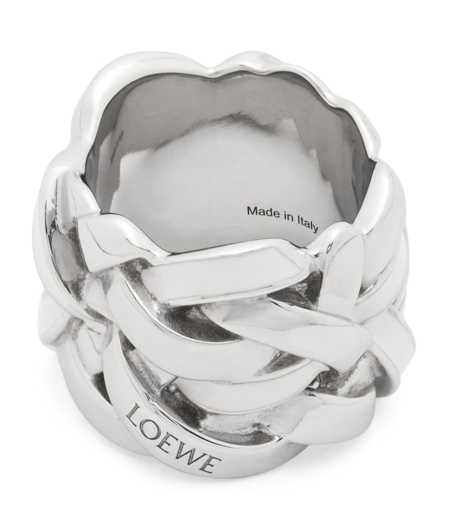 LOEWE sterling silver enamel nest ring imported from the UK