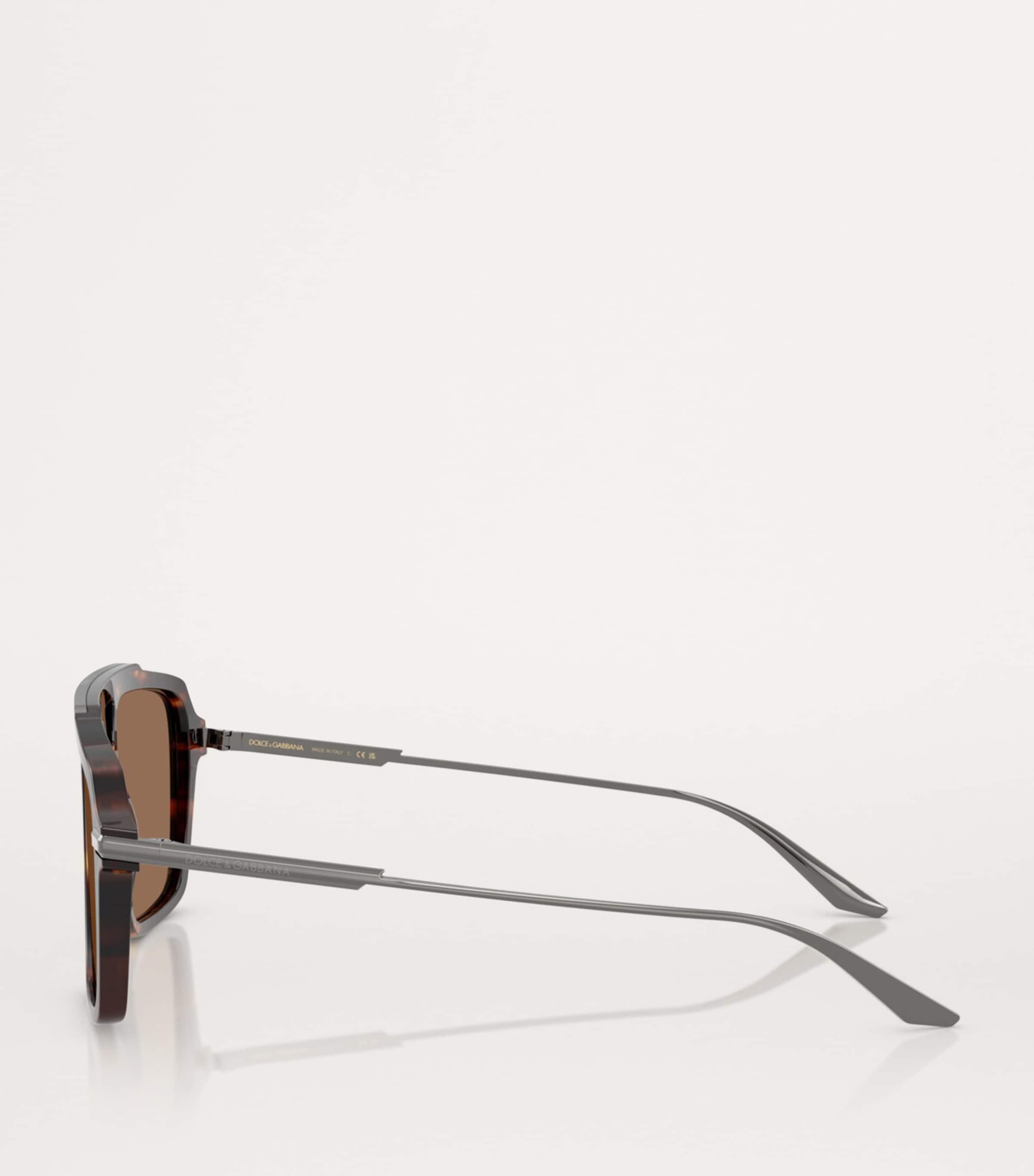 Dolce&Gabbana aviator acetate sunglasses - British product