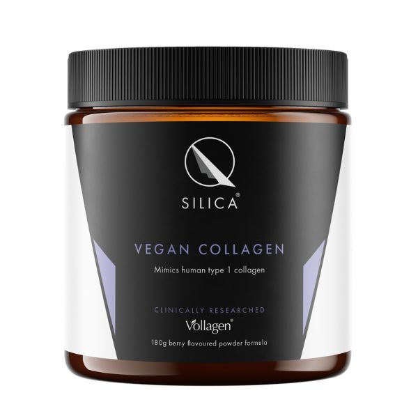 Qsilica vegan collagen powder 180g, imported from the UK