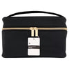 Superdrug black vanity cosmetic bag makeup organizer storage (British brand)