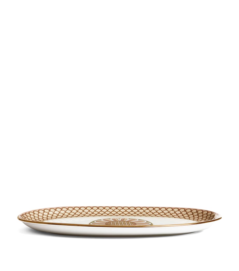 La Doublej porcelain Napoli oval platter 36cm, UK version