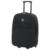 it Luggage soft cabin suitcase black 39 litres, imported from the UK