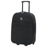 it Luggage soft cabin suitcase black 39 litres, imported from the UK