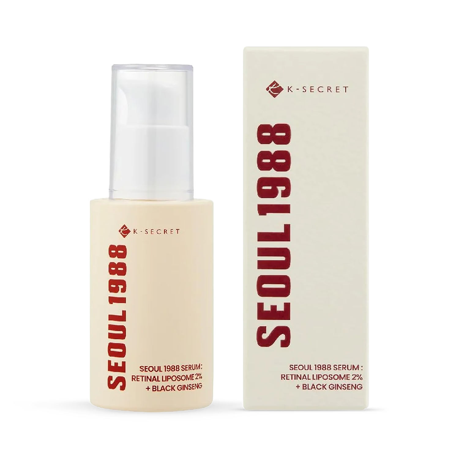 KSECRET SEOUL serum Retinal Liposome 2% Black Ginseng 30ml, UK version