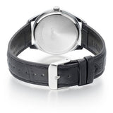 Lorus men's leather strap watch white dial 32mm (British brand)