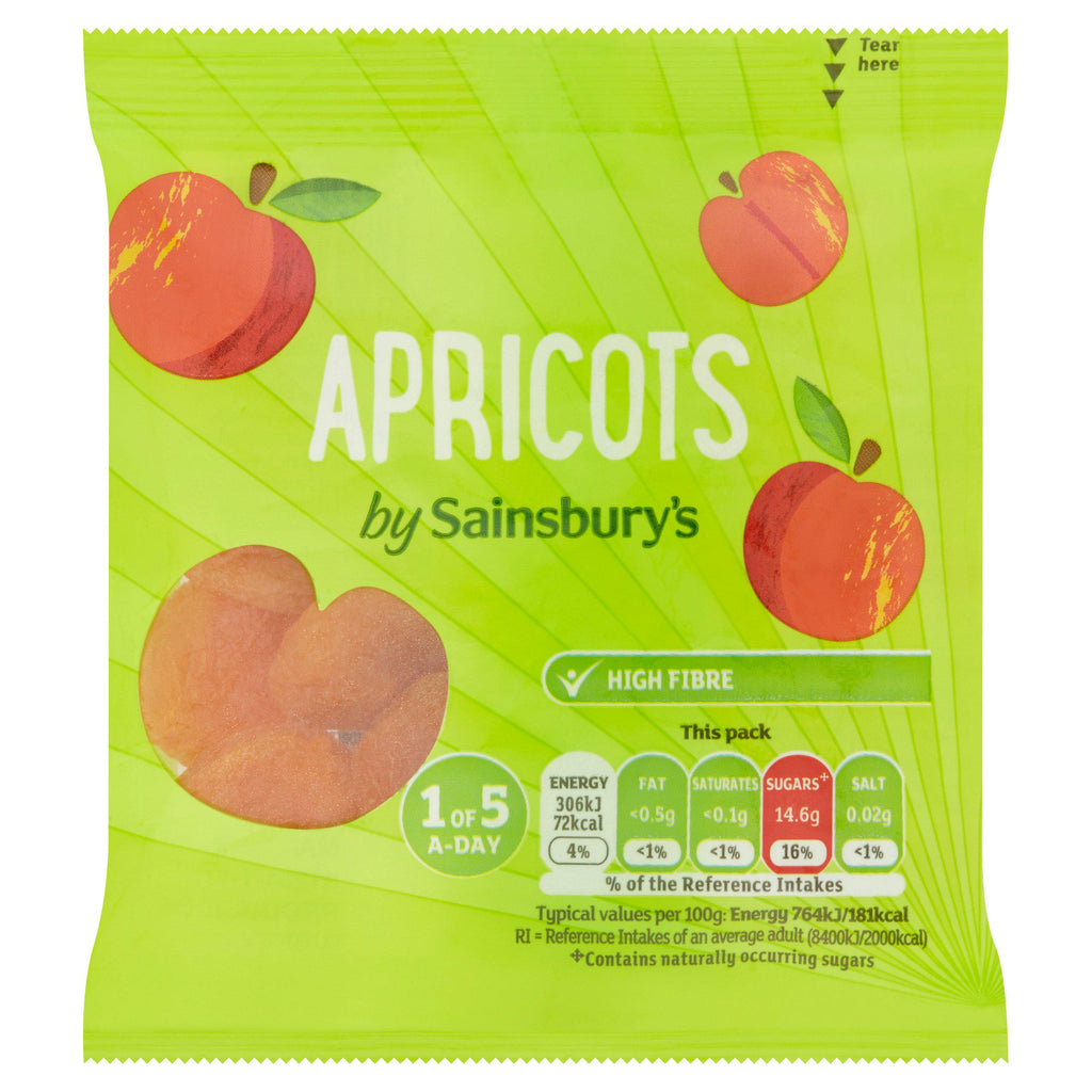 Sainsbury's Dried Apricots 40g