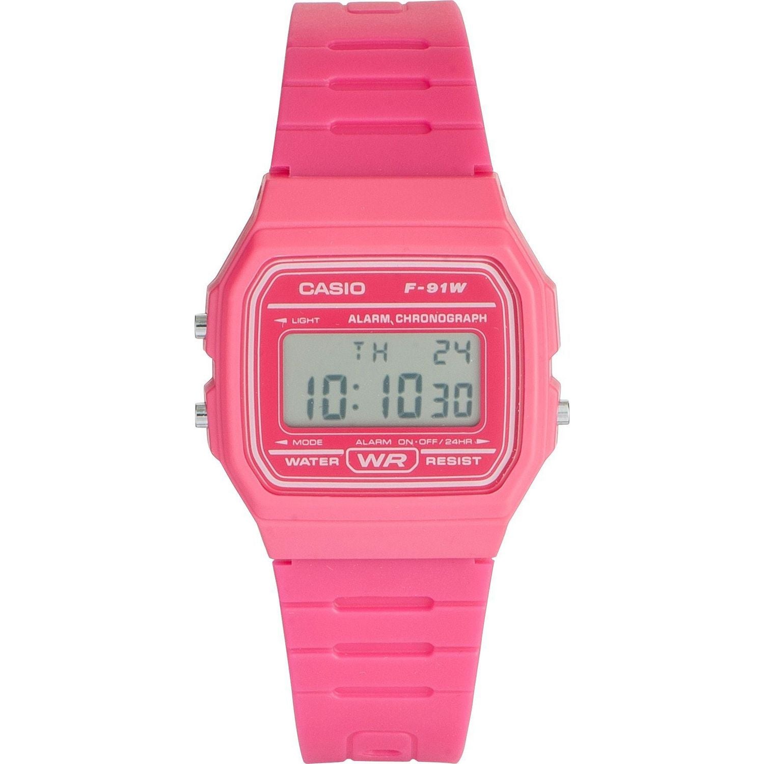 Casio watch pink resin strap 33.2mm, imported from the UK
