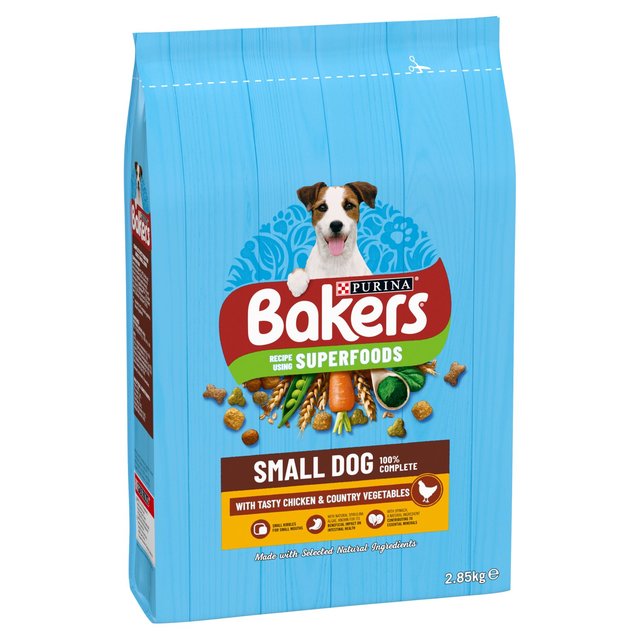 Bakers Small Dog Chicken Dry Dog Food   2.85kg GOODS M&S   