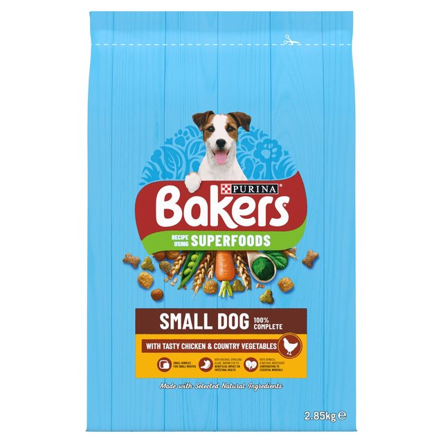 Bakers Small Dog Chicken Dry Dog Food   2.85kg GOODS M&S   