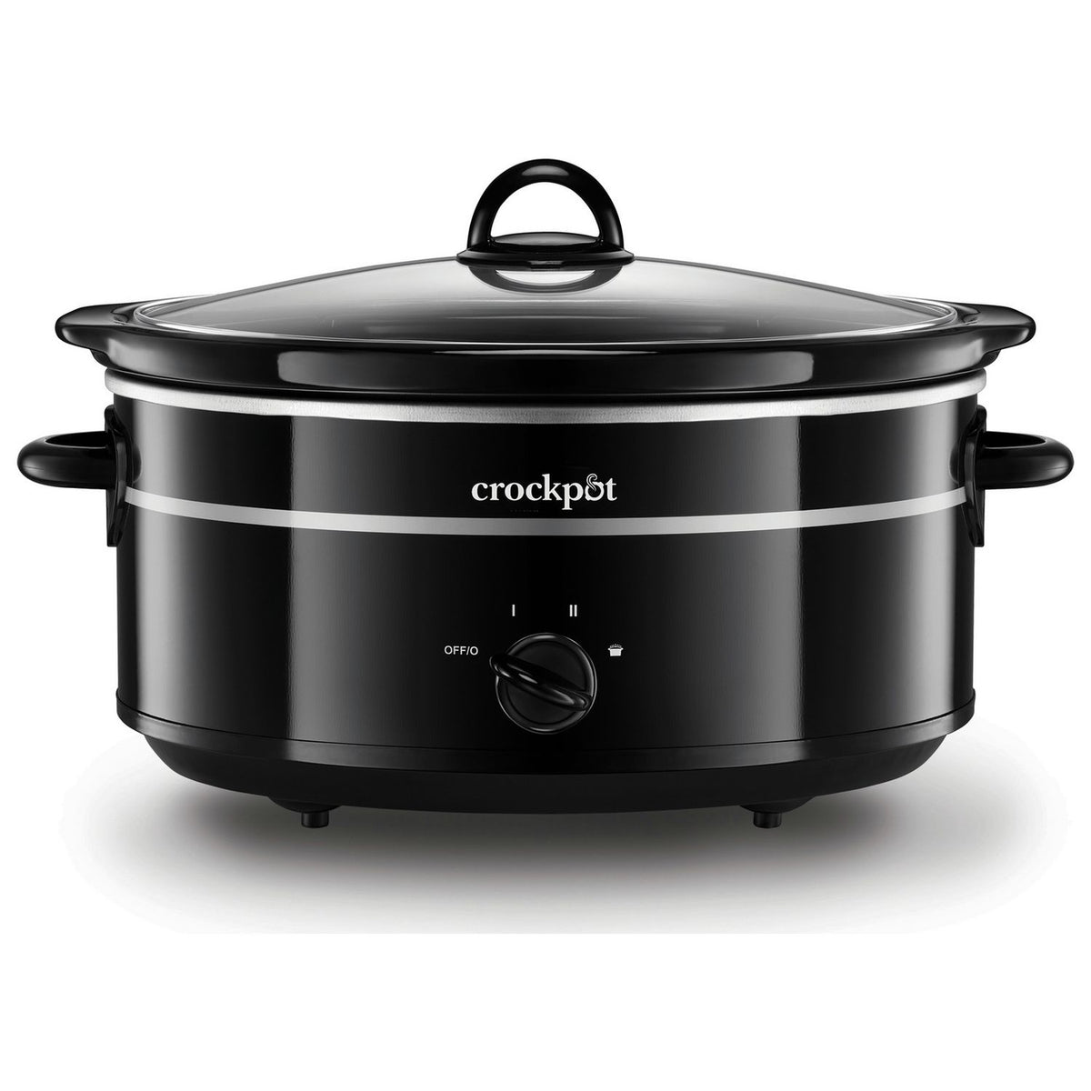 Crockpot 6.5 litre black slow cooker - British product