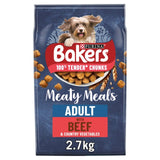 Bakers Meaty Meals Beef Dry Dog Food   2.7kg GOODS M&S   