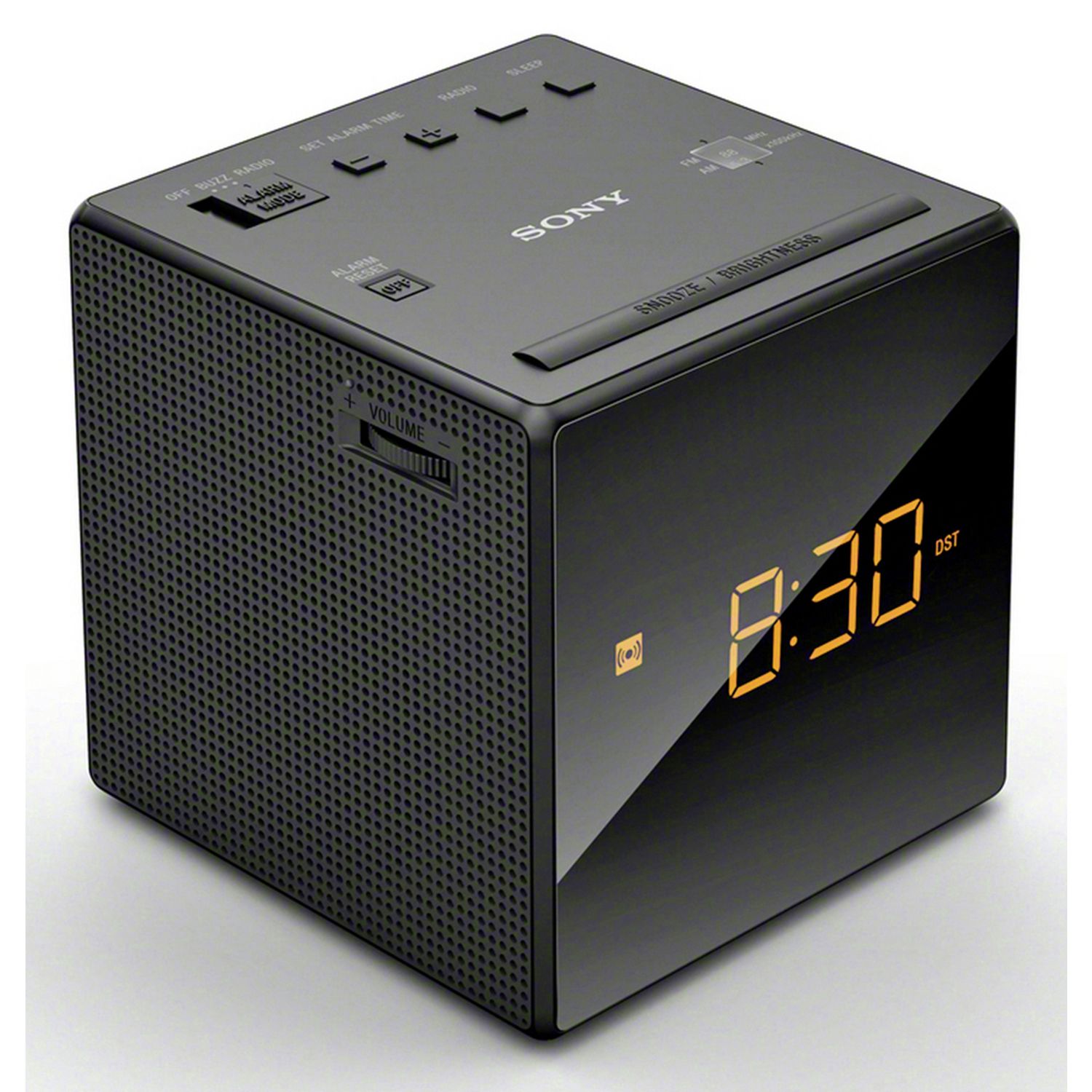 Sony cube clock radio FM/AM alarm, imported from the UK