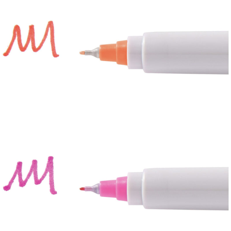 Sharpie ultra fine permanent markers 12 assorted colours (British brand)