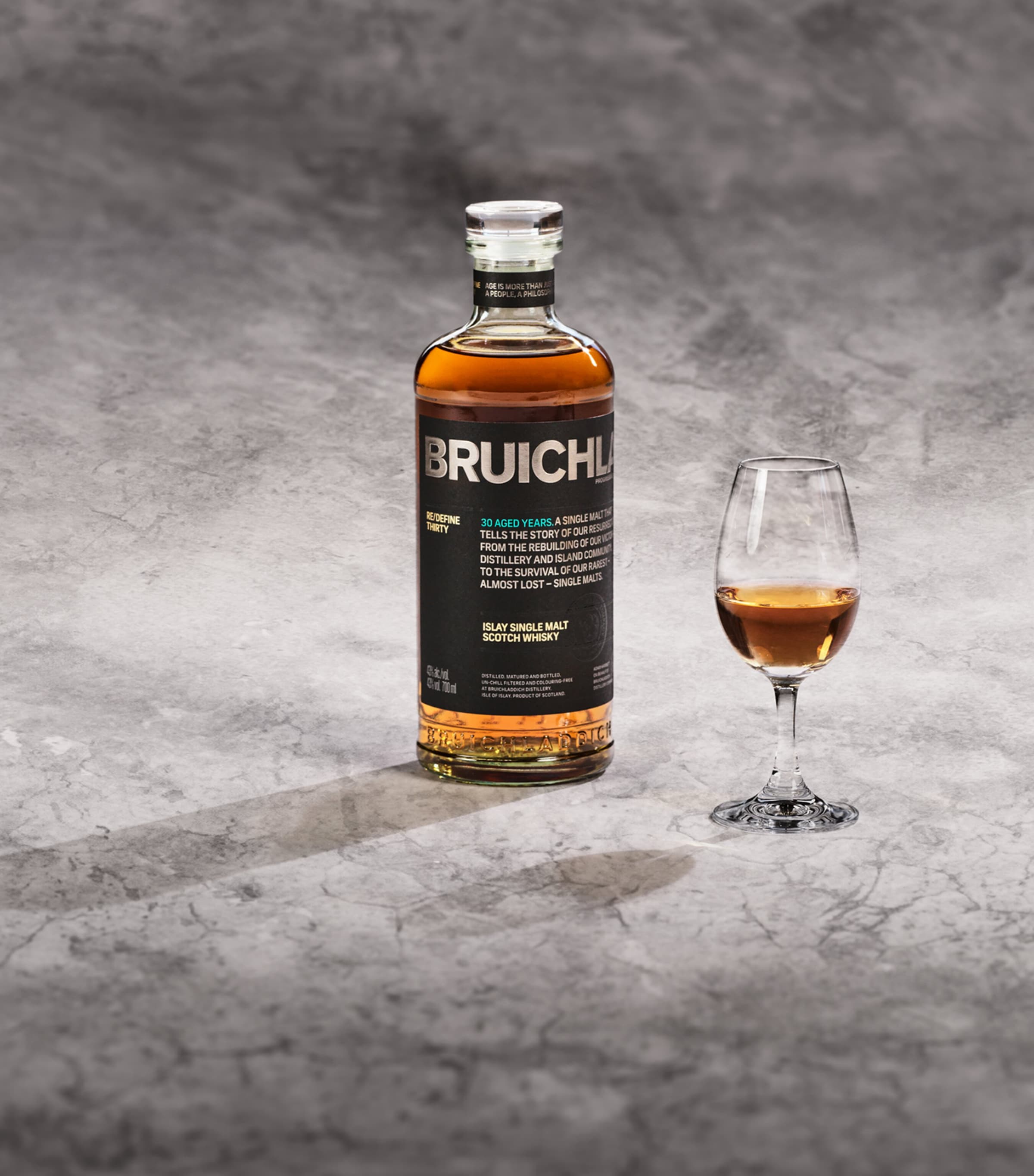 Bruichladdich 30-Year-Old Single Malt Whisky 70cl - British product