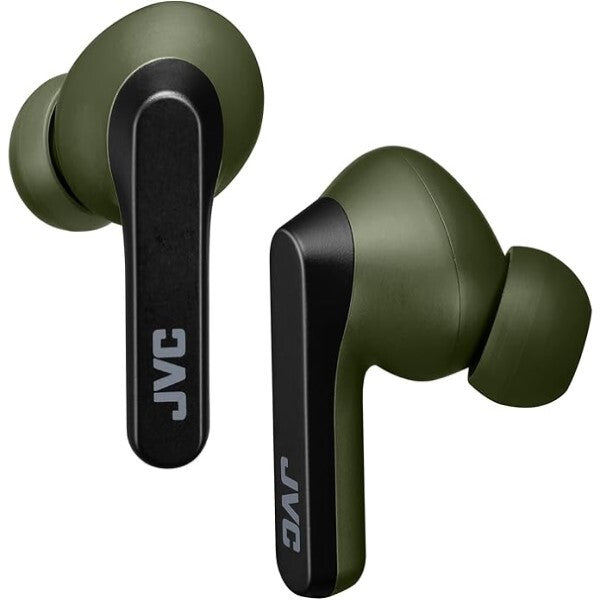 JVC HA-A9T wireless earbuds olive green - British product