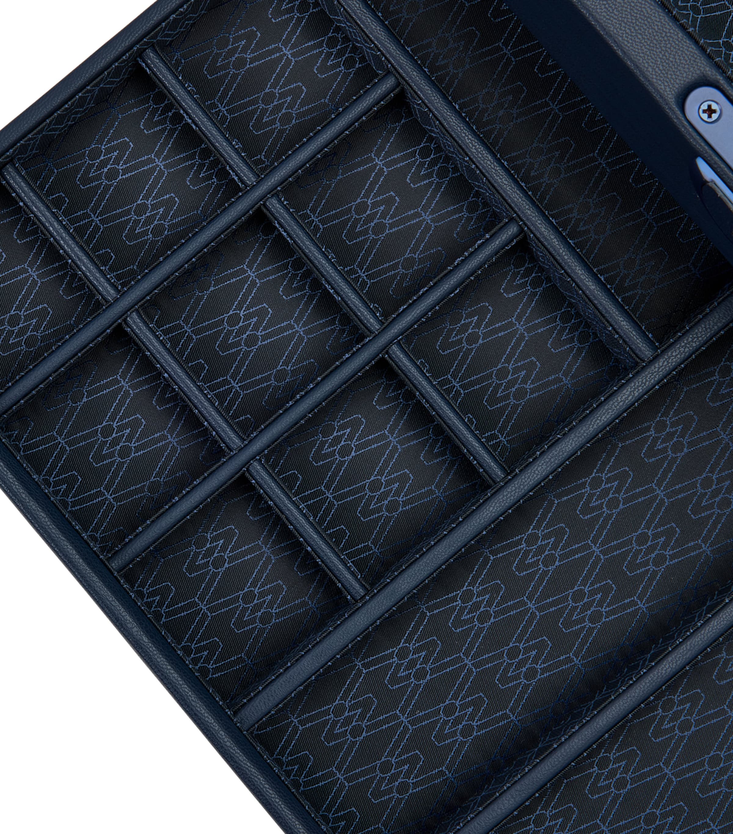 WOLF Earth Watch Box apple leather glass lid, imported from the UK