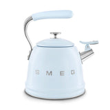 Smeg WKF01, TSF03 Stovetop Kettle and 4 Slice Toaster in Pale Blue