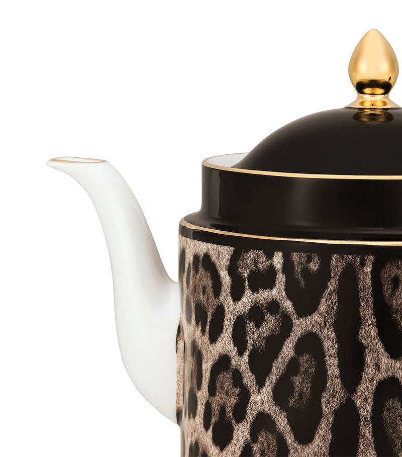 Dolce&Gabbana Leopardo porcelain teapot, UK version