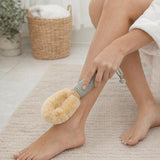 Wanderflower Japanese sisal body brush with bamboo handle, UK version