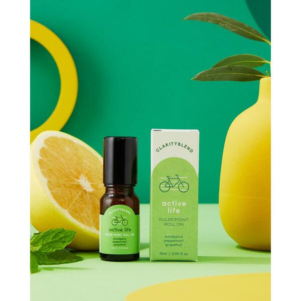 Clarity Blend Active Life aromatherapy roll on 10ml, imported from the UK