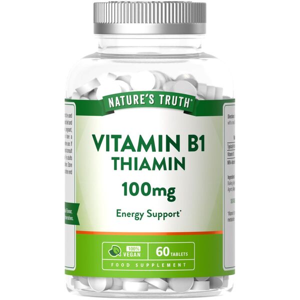 Nature's Truth Vitamin B1 100mg 60 tablets - British product