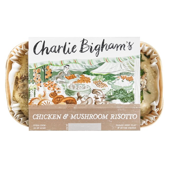 Charlie Bigham's Chicken & Mushroom Risotto for 2    700g GOODS M&S   