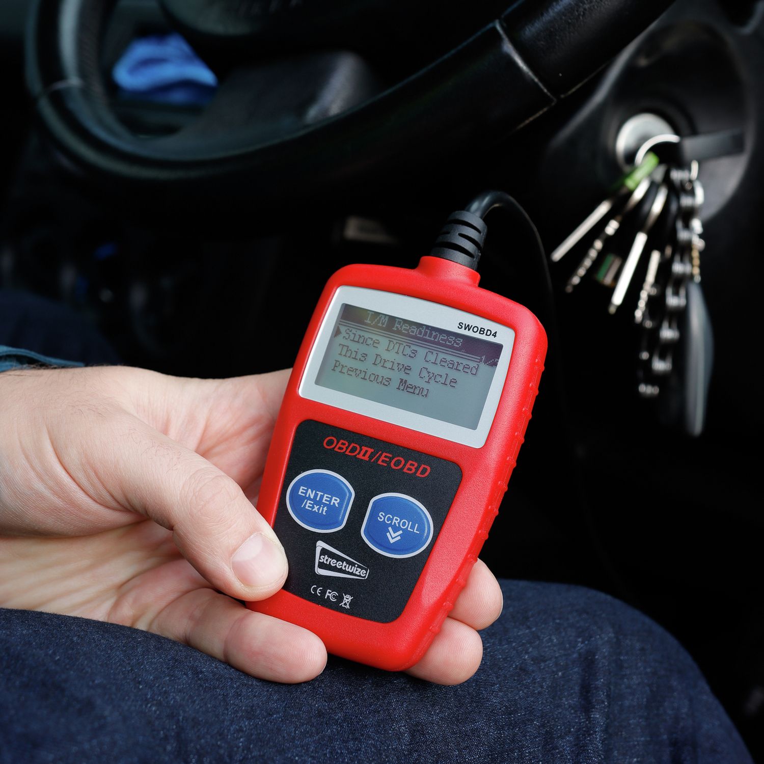 Streetwize OBDII code reader diagnostic tool, UK version