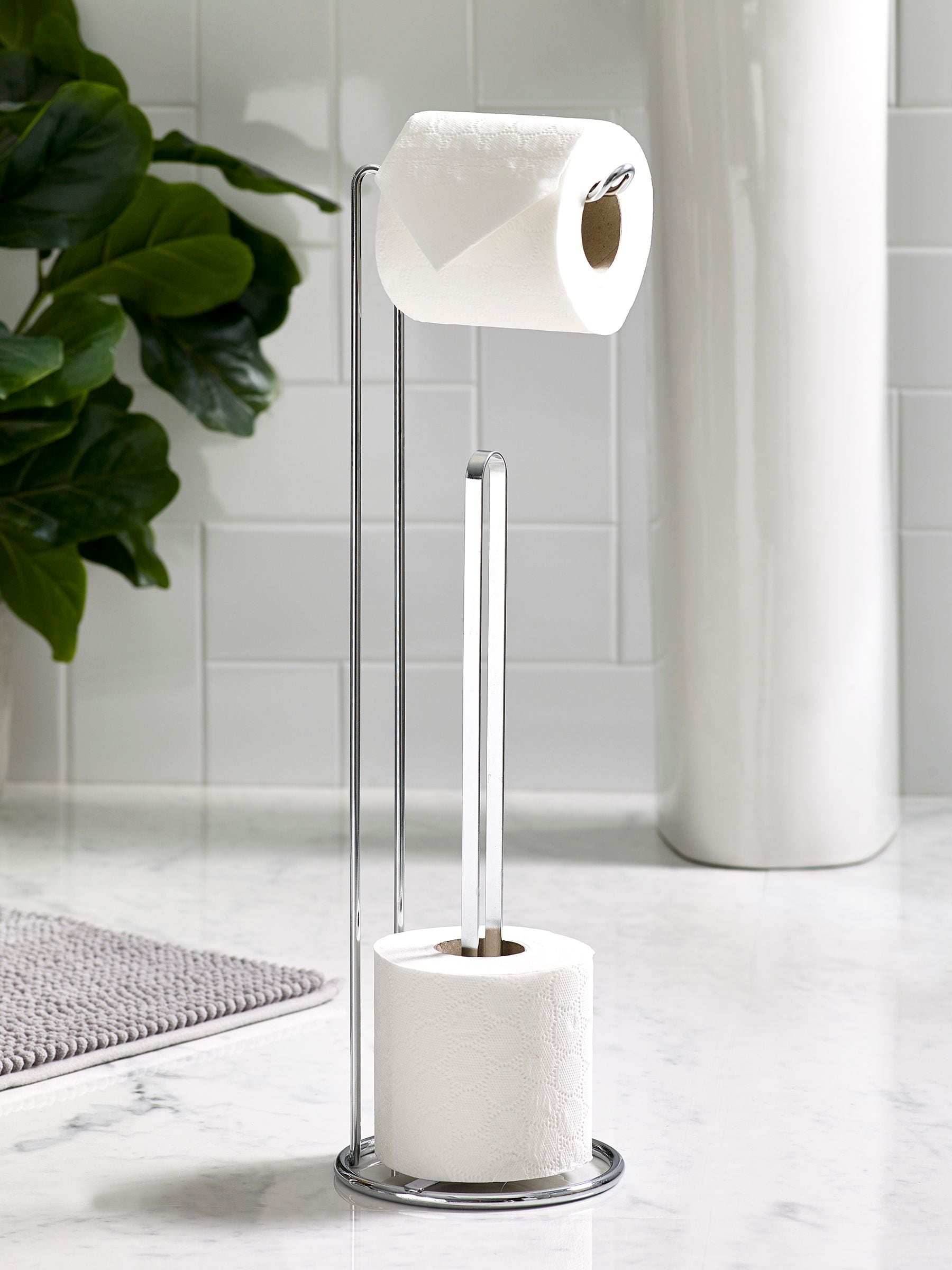 Chrome Wire Toilet Roll Holder