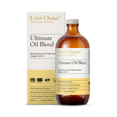 Holland & Barrett Udo's Choice Omega 3-6-9 Ultimate Oil Blend Organic 500ml- Buy online at McGrocer